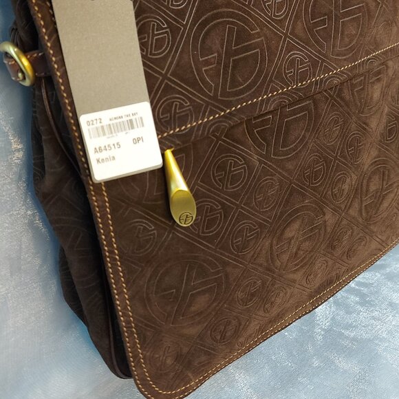 Leather Shoulder Bag by Francesco Biasia of Italy Brand New - Picture 6 of 16